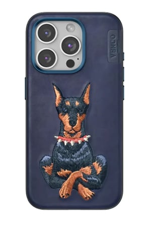 Venco Apple iPhone 15 Pro Max Perma Desenli Kapak - Lacivert