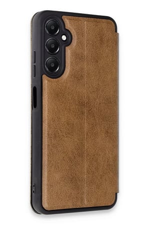 Newface Samsung Galaxy A55 5G Kılıf Flip Cover - Taba