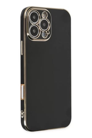 Newface Apple iPhone 16 Pro Max Kılıf Volet Silikon - Siyah