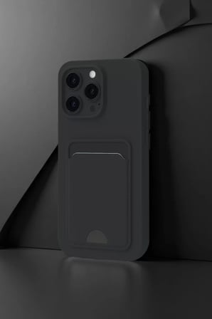 Newface Apple iPhone 16 Pro Max Kılıf Kelvin Kartvizitli Silikon - Lila