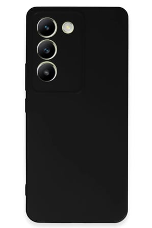 Newface Vivo V30 Lite 4G Kılıf First Silikon - Siyah