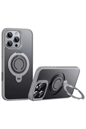 Joko Apple iPhone 16 Pro Avatar 360 Dönen Magsafe Kapak - Titan Gri