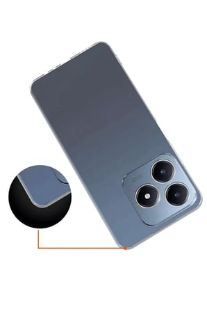 Newface Realme C61 Kılıf Lüx Şeffaf Silikon