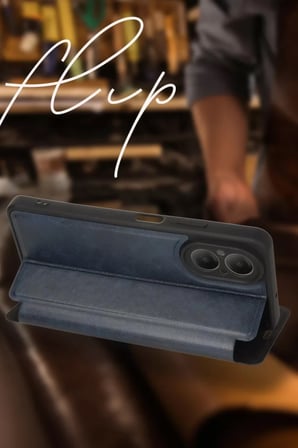 Newface Samsung Galaxy A06 Kılıf Flip Cover - Lacivert