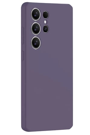 Newface Samsung Galaxy S25 Ultra Kılıf Nano içi Kadife Silikon - Mor