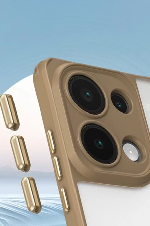 Newface Xiaomi Redmi Note 13 Pro 5G Kılıf Penta Silikon Kılıf - Şeffaf