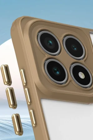 Newface Xiaomi Mi 14T Pro Kılıf Penta Silikon Kılıf - Çöl Titanyum