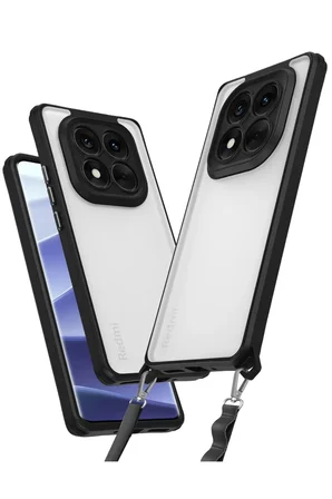 Newface Xiaomi Redmi Note 14 Pro 5G Kılıf Penta Silikon Kılıf - Siyah