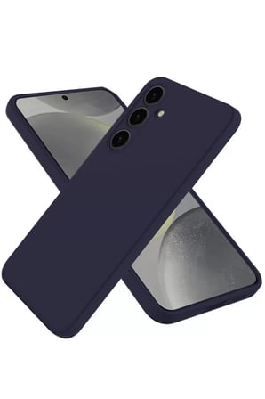 Newface Samsung Galaxy A56 Kılıf Nano içi Kadife Silikon - Lacivert