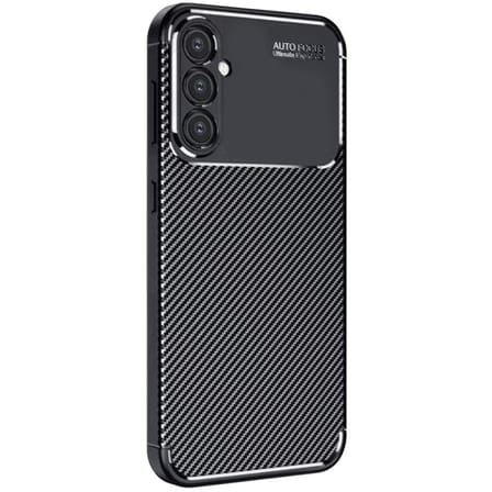 Newface Samsung Galaxy A26 Kılıf Auto Focus Karbon Kapak - Siyah