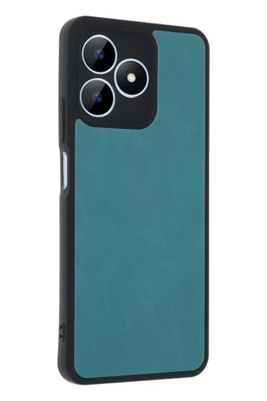 Newface Realme Note 50 4G Kılıf Aras Deri Kapak - Açık Yeşil