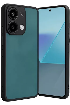 Newface Xiaomi Redmi Note 13 Pro 4G Kılıf Aras Deri Kapak - Açık Yeşil