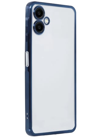 Newface Samsung Galaxy A06 Kılıf Razer Lensli Silikon - Lacivert
