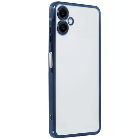 Newface Samsung Galaxy A06 Kılıf Razer Lensli Silikon - Lacivert