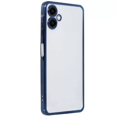 Newface Samsung Galaxy A06 Kılıf Razer Lensli Silikon - Lacivert
