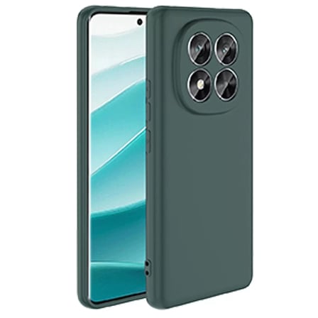 Newface Xiaomi Redmi Note 14 Pro 4G Kılıf First Silikon - Koyu Yeşil