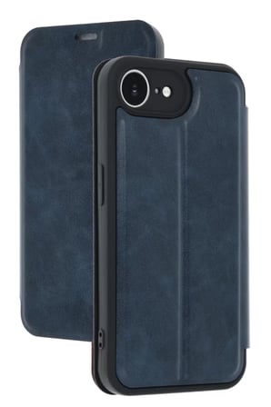 Newface Apple iPhone 16E Kılıf Flip Cover - Lacivert