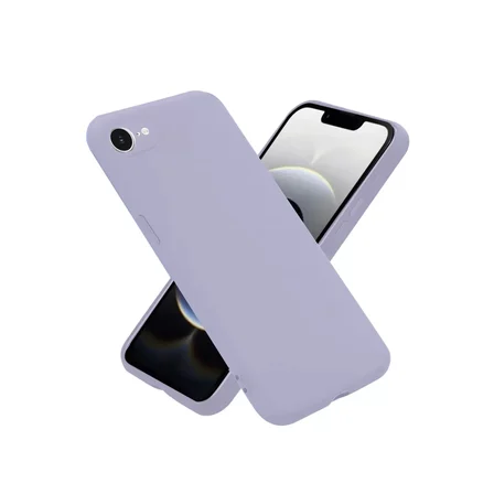 Newface Apple iPhone 16E Kılıf Nano içi Kadife Silikon - Lila