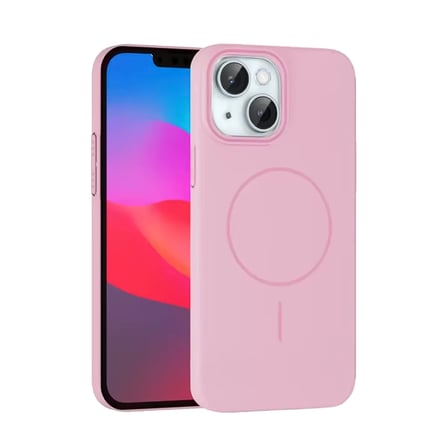 Joko Apple iPhone 15 Plus Broş Magsafe Kapak - Pembe