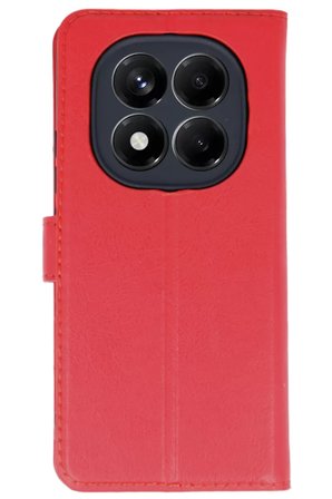Newface Xiaomi Redmi Note 14 4G Kılıf Trend S Plus Kapaklı Kılıf - Kırmızı