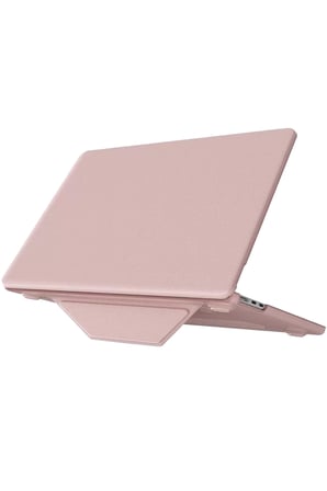 Newface Apple Macbook Pro 14 2021 Macbook Deri Kapak - Pembe