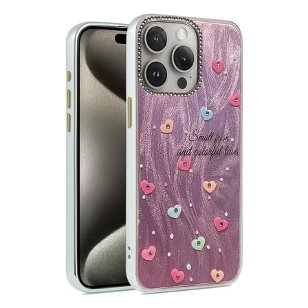 Newface Apple iPhone 15 Pro Max Kılıf Blade Aynalı Desenli Kapak - Desen 8