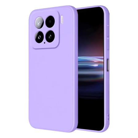 Newface Xiaomi Mi 15 Pro Kılıf Nano içi Kadife Silikon - Lila