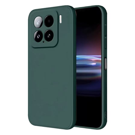 Newface Xiaomi Mi 15 Pro Kılıf Nano içi Kadife Silikon - Koyu Yeşil