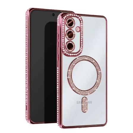 Newface Samsung Galaxy S25 Edge Joke Simli Magneticsafe Kılıf - Pembe