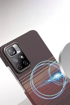 Newface Xiaomi Redmi Note 12 Pro 4G Vega Magsafe Kapak - Çöl Titanyum