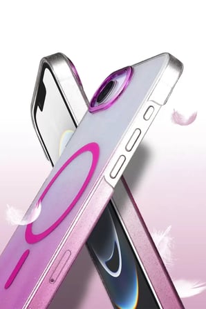 Newface Apple iPhone 16E Glossy Magsafe Kapak - Siyah