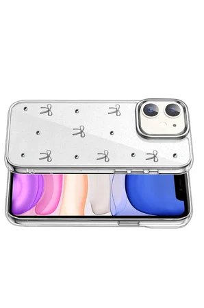 Newface Apple iPhone 12 Fiyonk Desenli Kapak - Desen 5