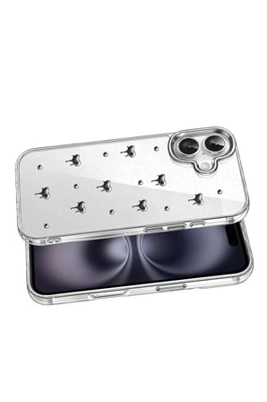 Newface Apple iPhone 16 Fiyonk Desenli Kapak - Desen 1