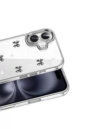 Newface Apple iPhone 16 Fiyonk Desenli Kapak - Desen 8