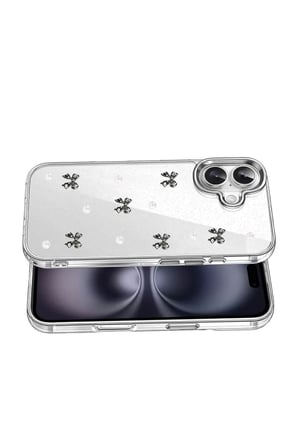 Newface Apple iPhone 16 Fiyonk Desenli Kapak - Desen 8