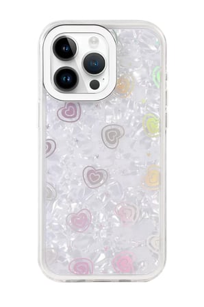 Newface Apple iPhone 16 Pro Max Lumi Desenli Kapak - Beyaz