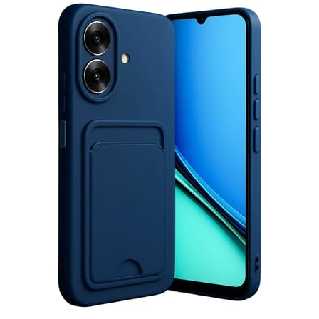 Newface Realme Note 60 Kelvin Kartvizitli Silikon - Lacivert