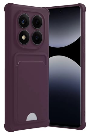 Newface Xiaomi Redmi Note 14 Pro Plus Kelvin Kartvizitli Silikon - Derin Mor