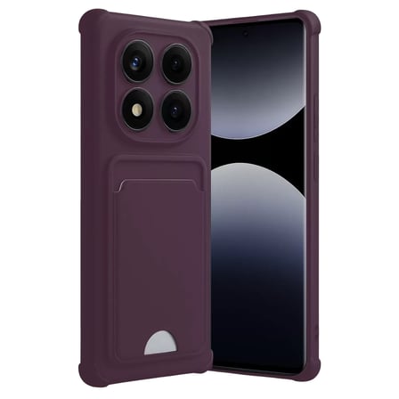 Newface Xiaomi Redmi Note 14 Pro Plus Kelvin Kartvizitli Silikon - Derin Mor