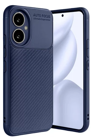 Newface Honor 400 Kılıf Auto Focus Karbon Kapak - Lacivert