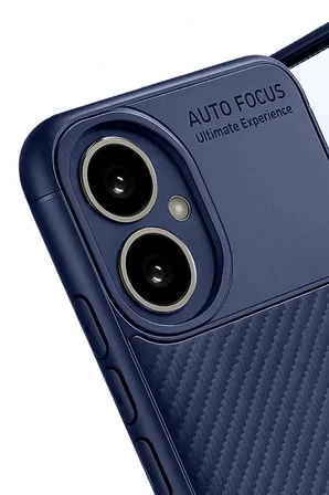Newface Honor 400 Kılıf Auto Focus Karbon Kapak - Lacivert