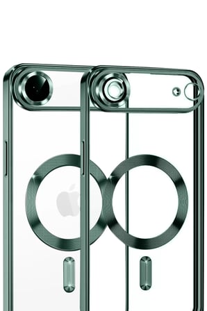 Newface Apple iPhone 17 Air Kross Magneticsafe Kapak - Koyu Yeşil
