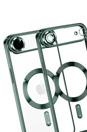 Newface Apple iPhone 17 Air Kross Magneticsafe Kapak - Koyu Yeşil