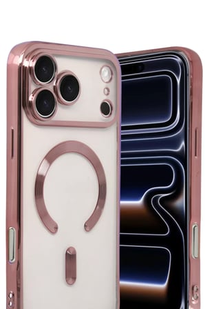 Newface Apple iPhone 17 Pro Max Kross Magneticsafe Kapak - Rose