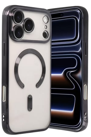 Newface Apple iPhone 17 Pro Max Kross Magneticsafe Kapak - Siyah