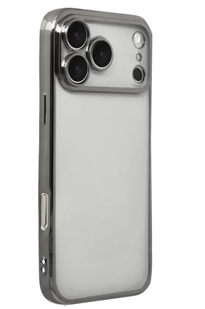 Newface Apple iPhone 17 Pro Max Razer Lensli Silikon - Titan Gri