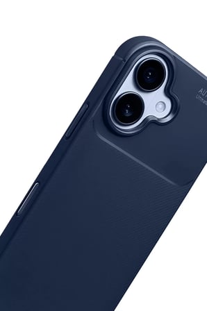 Newface Apple iPhone 17 Auto Focus Karbon Kapak - Lacivert
