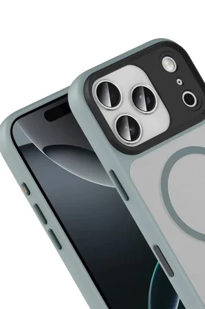 Joko Apple iPhone 17 Pro Megane Magsafe Kapak - Titan Gri