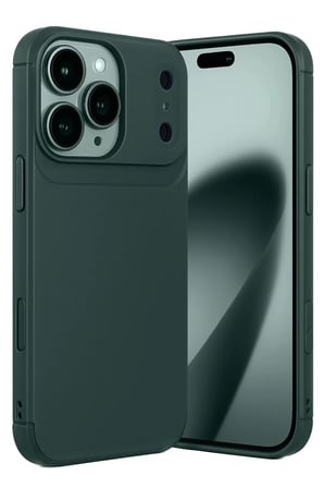 Newface Apple iPhone 17 Pro Auto Focus Karbon Kapak - Koyu Yeşil