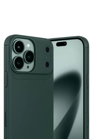 Newface Apple iPhone 17 Pro Auto Focus Karbon Kapak - Koyu Yeşil